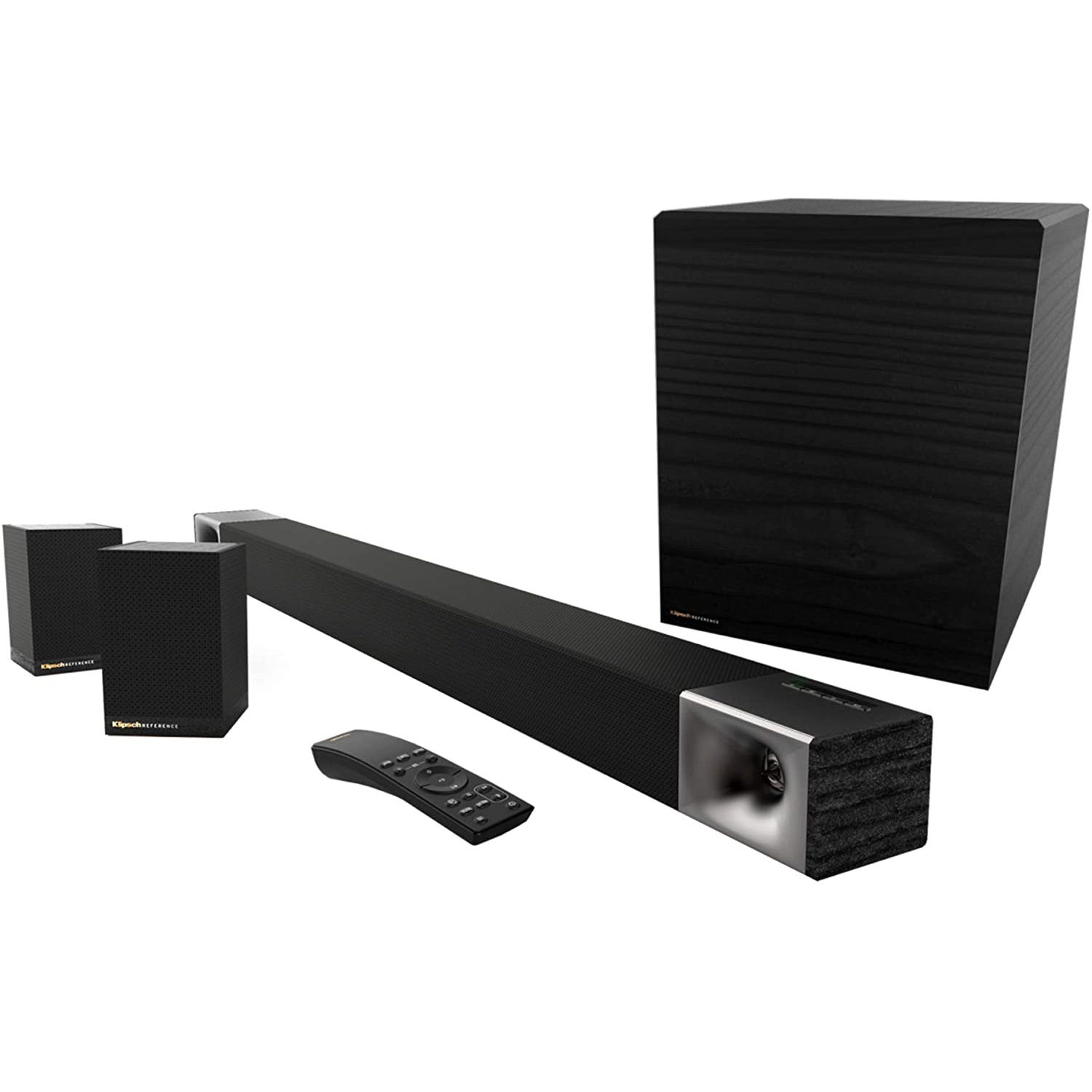 Klipsch Cinema 600 5.1 Surround Sound Soundbar System + Subwoofer + 3 Speakers 1069452