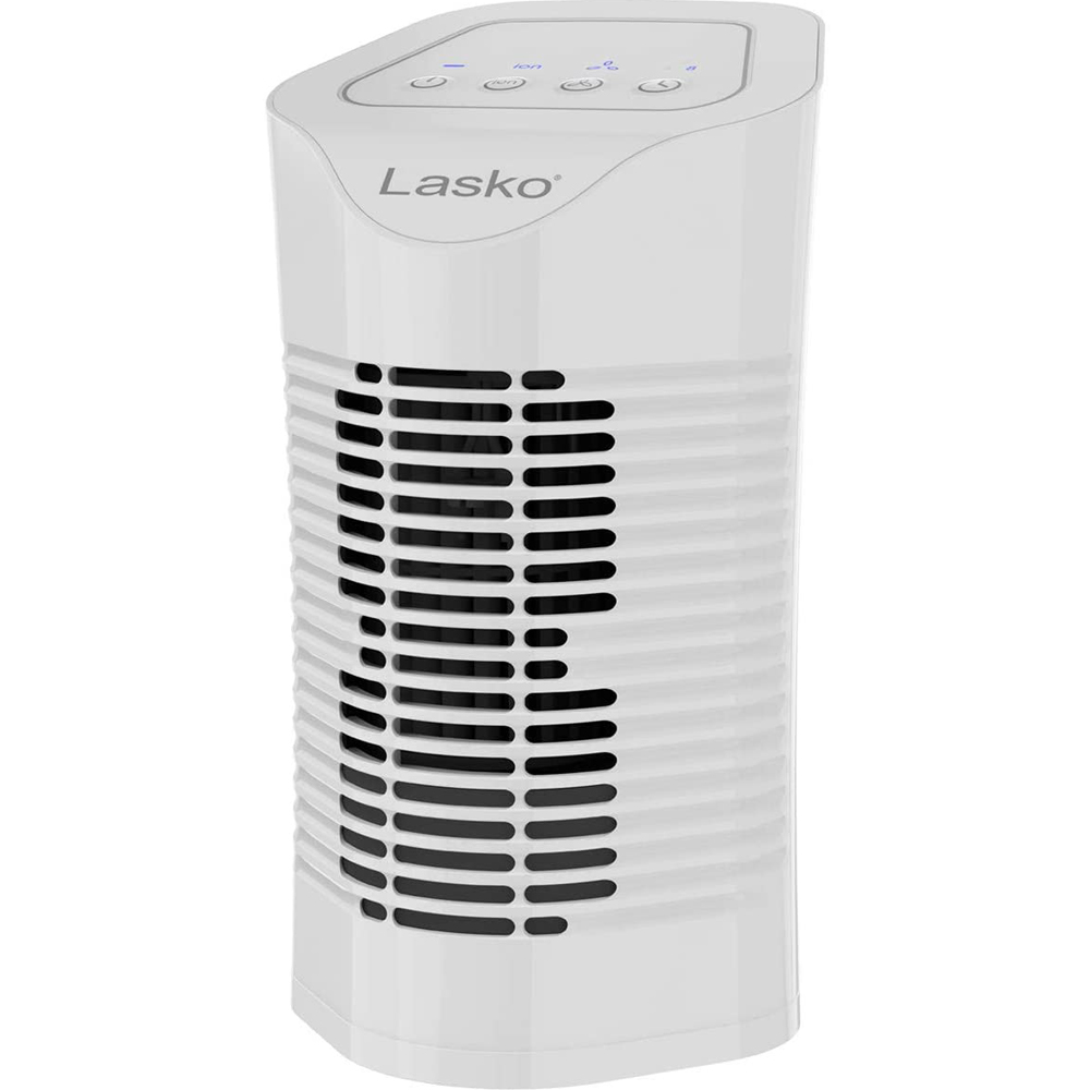 Photos - Air Purifier Lasko Desktop  with 3-Stage Filtration in White - HF11200 HF11 