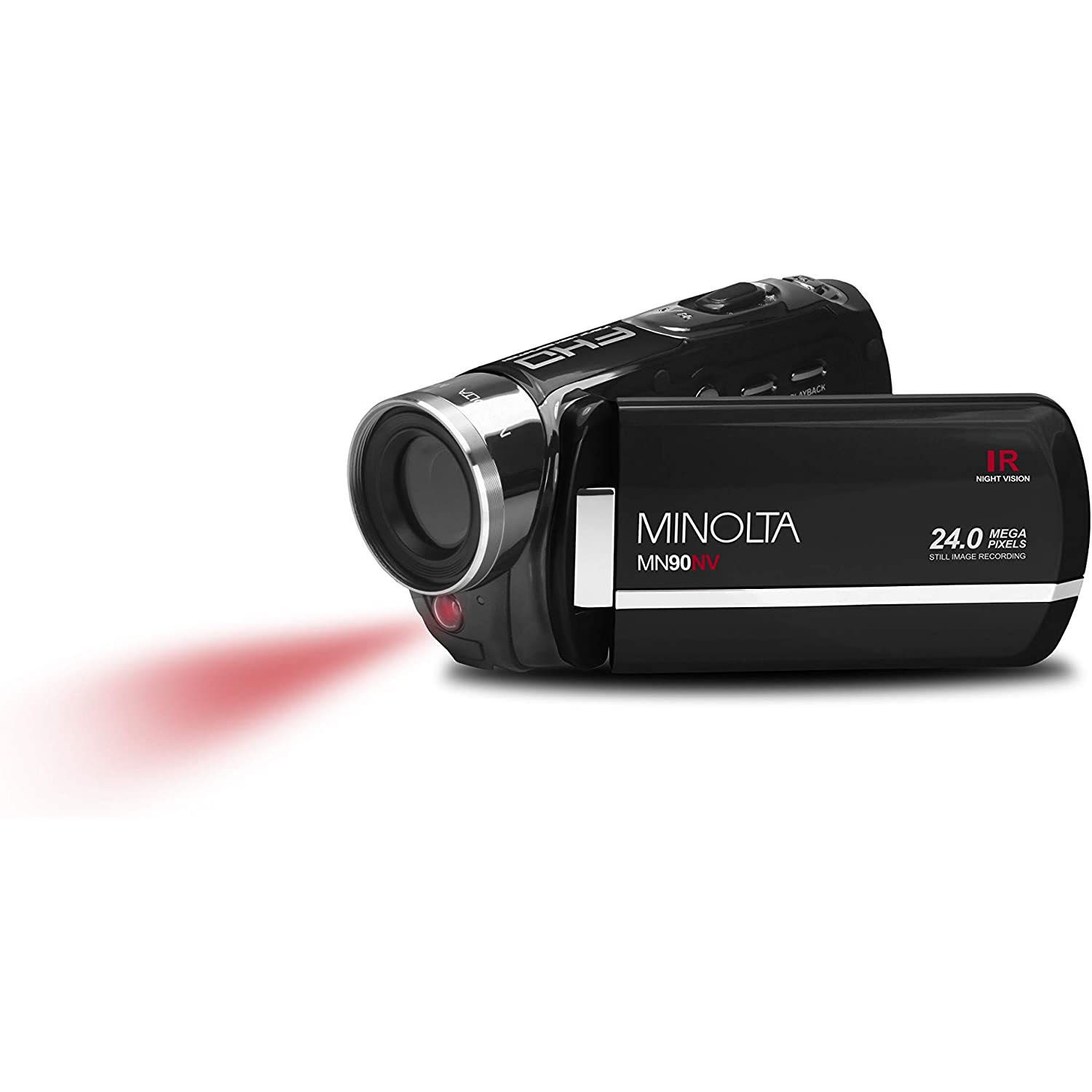 Photos - Camera Konica Minolta Minolta MN90NV 24MP/1080p HD IR Night Vision Digital Camcorder w/ 8GB SDHC 