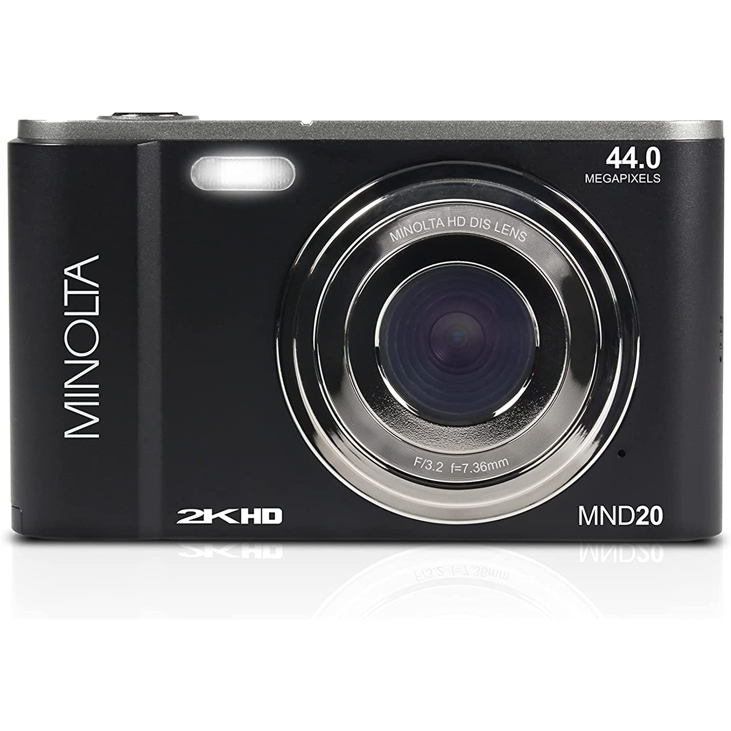 Photos - Camera Konica Minolta Minolta MND20 44 MP / 2.7K Ultra HD Digital  - Black MND20-BK 