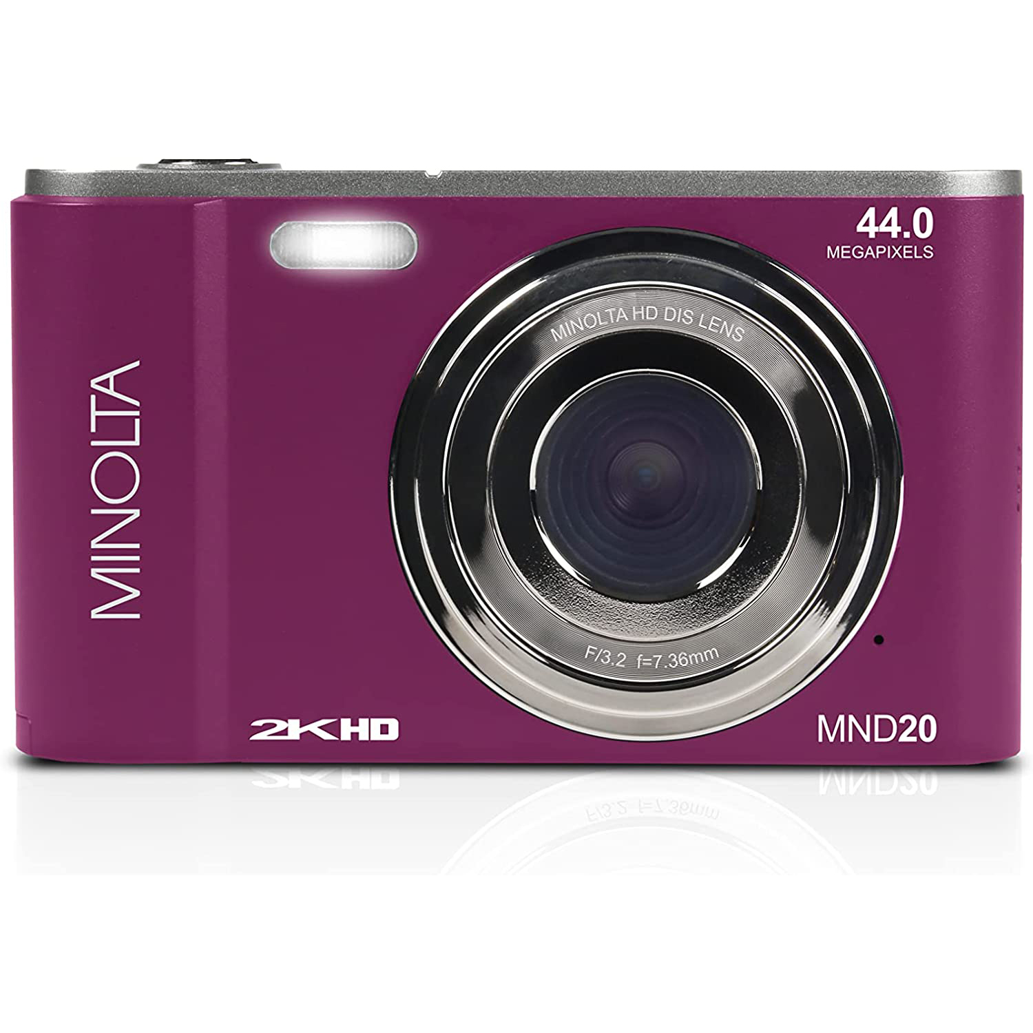 Photos - Camera Konica Minolta Minolta MND20 44 MP / 2.7K Ultra HD Digital  - Magenta MND20-M 