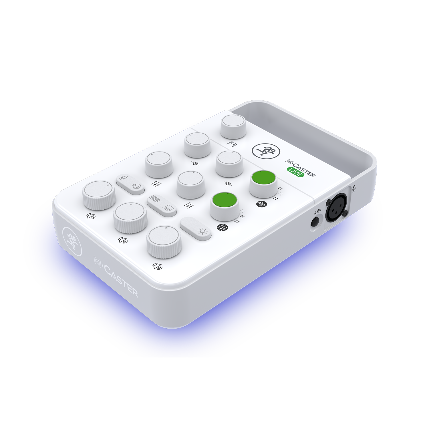 Photos - Mixing Desk Mackie M-Caster Live Portable Streaming Mixer - White  2053609 (2053609-00)