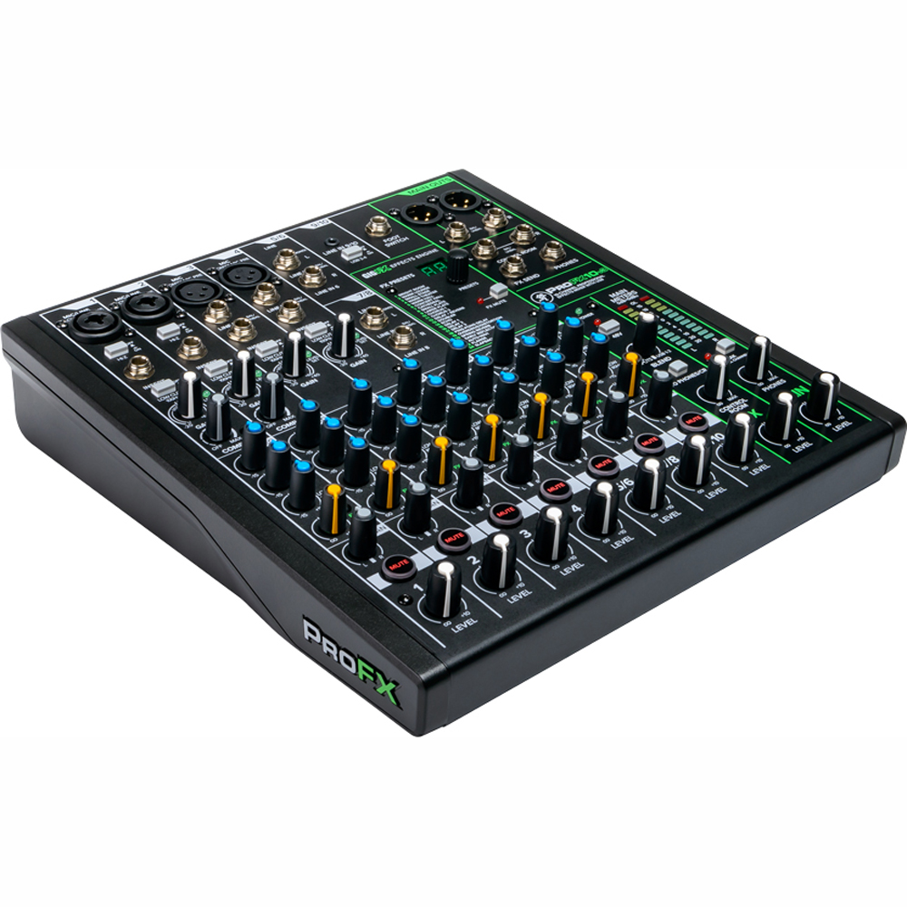 Photos - Mixing Desk Mackie PROFX10V3 10 Channel Professional Effects Mixer with USB ProFX6v3 