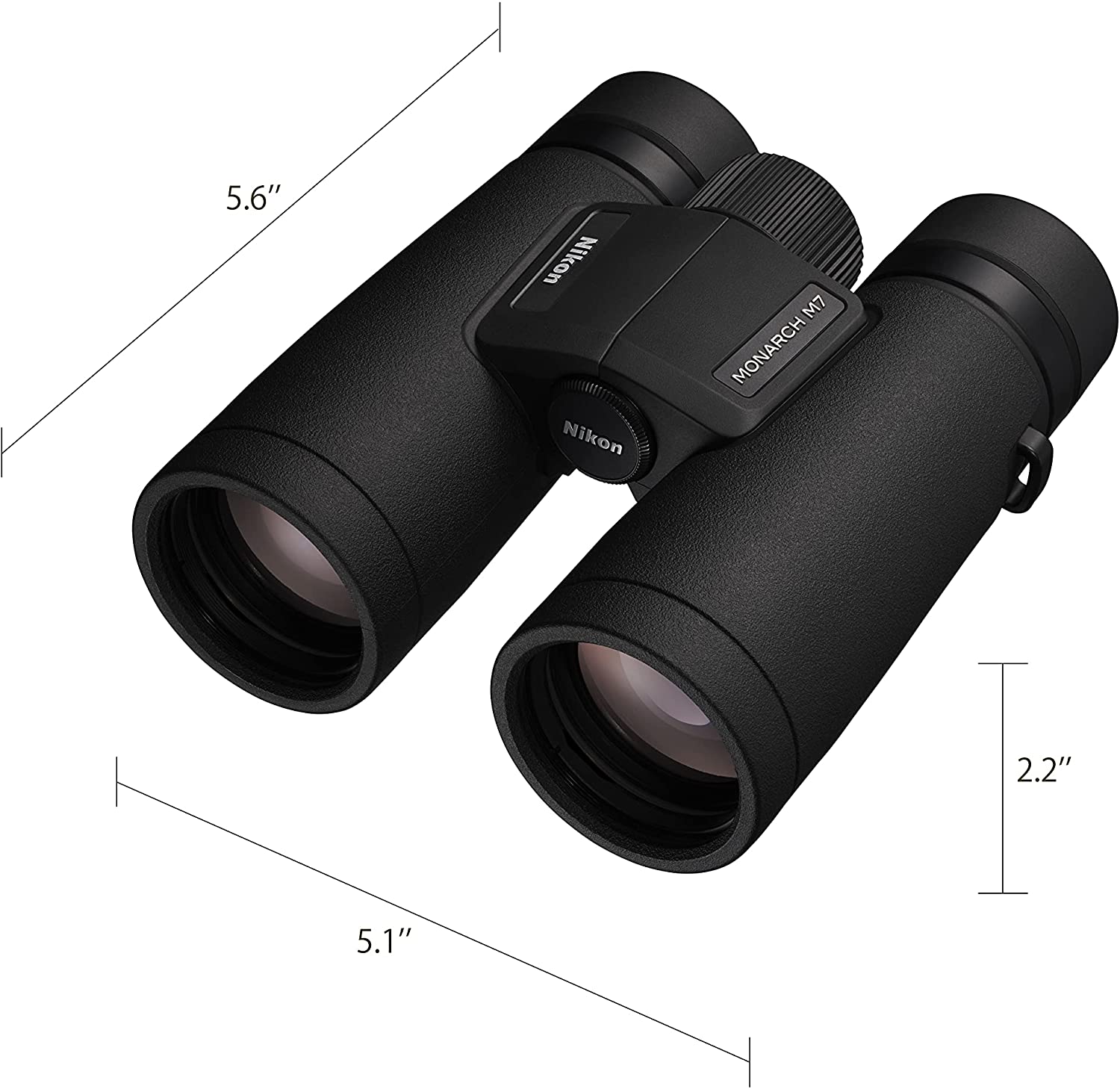 Photos - Binoculars / Monocular Nikon Monarch M7 Binoculars, 10x42, ED Lenses, Water/Fog Proof - 16766 167 