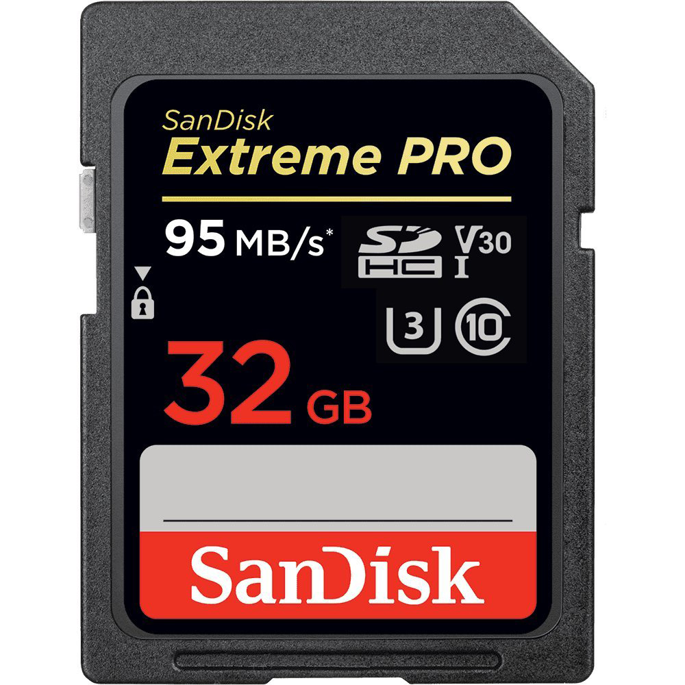 Photos - Memory Card SanDisk Extreme PRO SDXC 32GB UHS-1 , Up to 95/90MB/s Read/Writ 