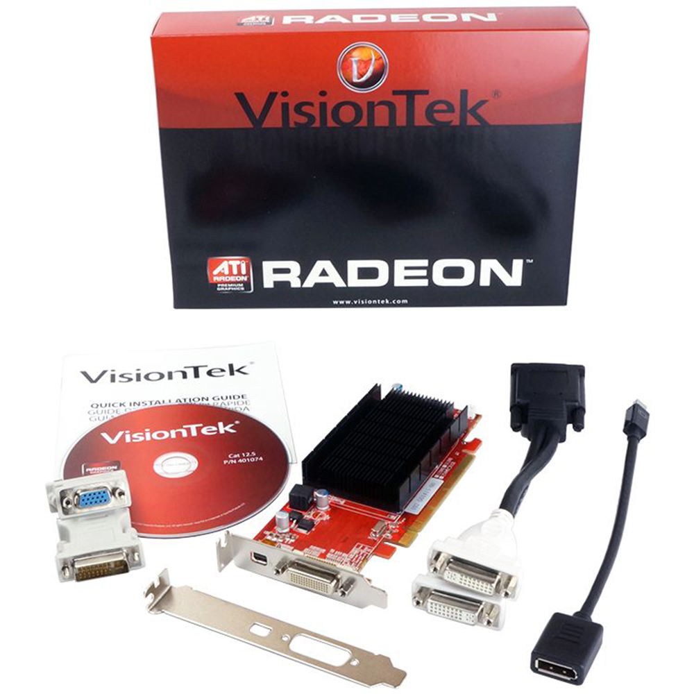 Photos - Graphics Card VisionTek Radeon 6350 SFF 3M DMS59 1GB  - 900456 900456 