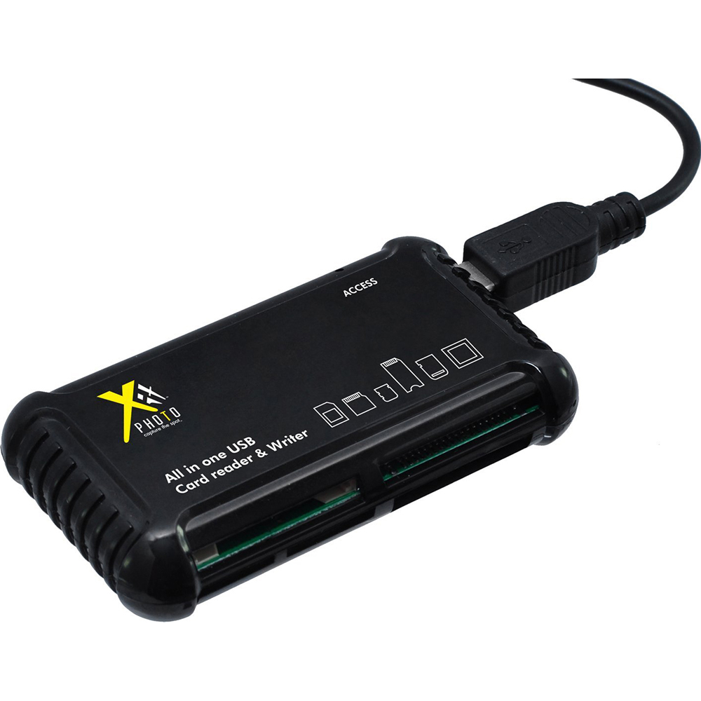 Photos - Card Reader / USB Hub HIT Xit All-in-1 High Speed Memory Card Reader/Writer XTALLCR1 