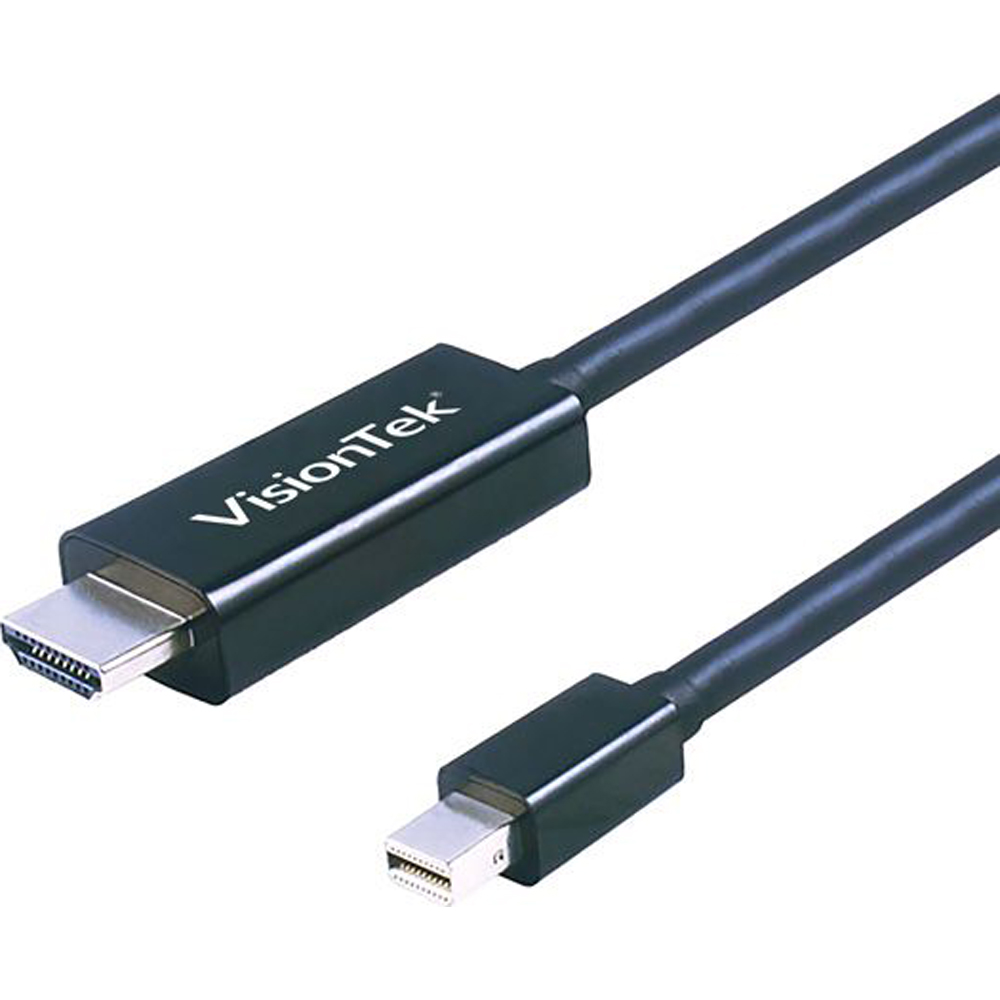 Photos - Cable (video, audio, USB) VisionTek Mini DP to HDMI 2.0 Active Cbl 901215 