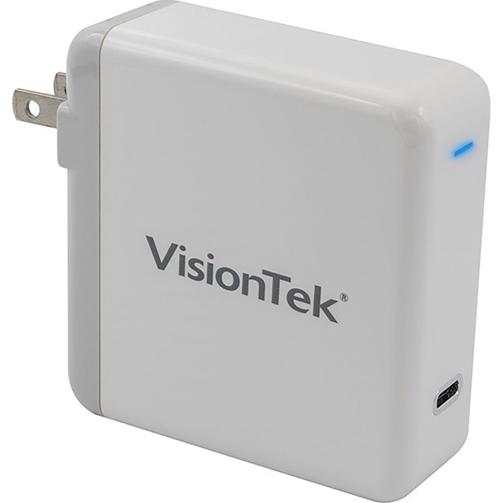 Photos - Cable (video, audio, USB) VisionTek USB C 61W Quick Charge Plug 901283 