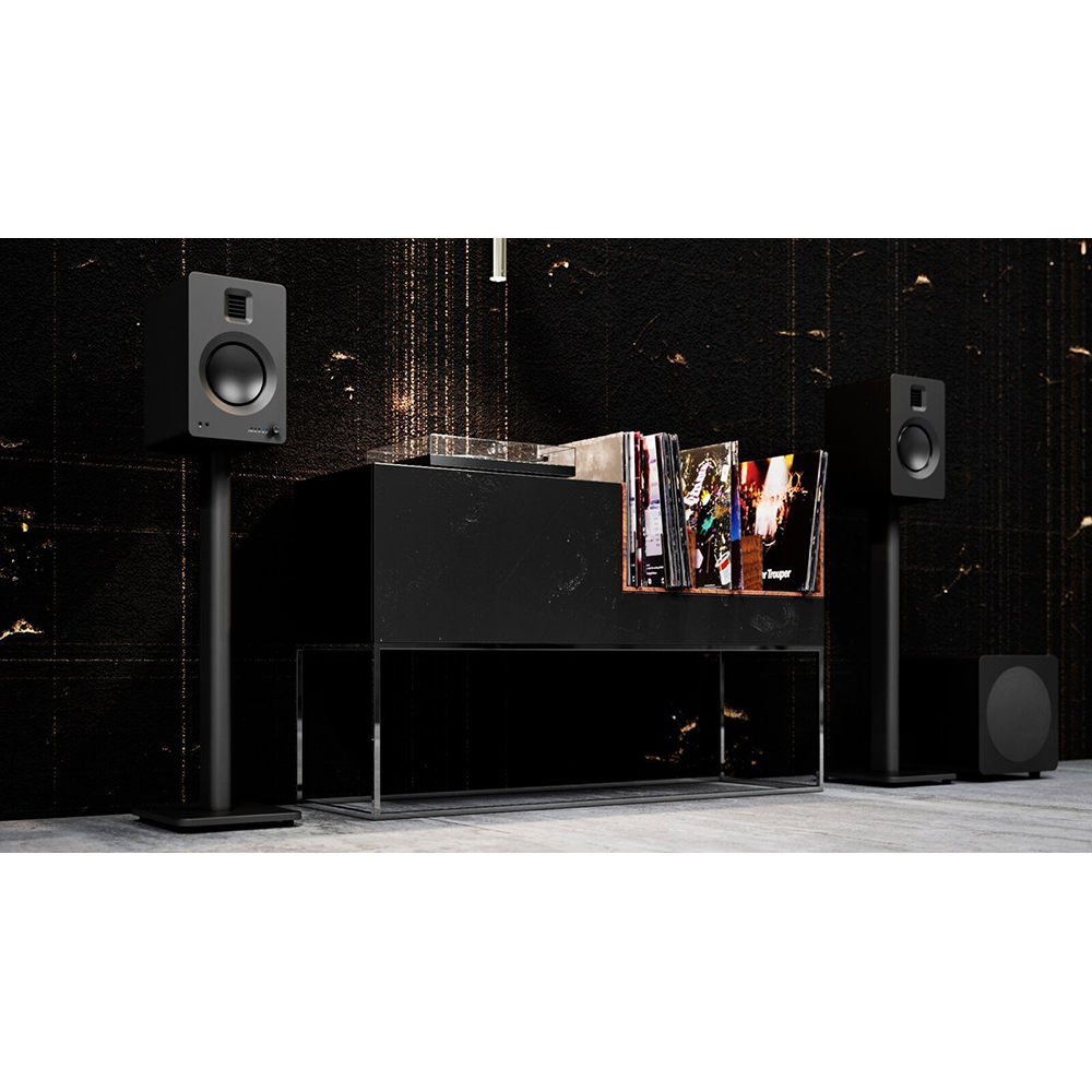 Photos - Speakers Kanto TUK Premium Bluetooth Powered  Matte Black / Noir - with RCA 