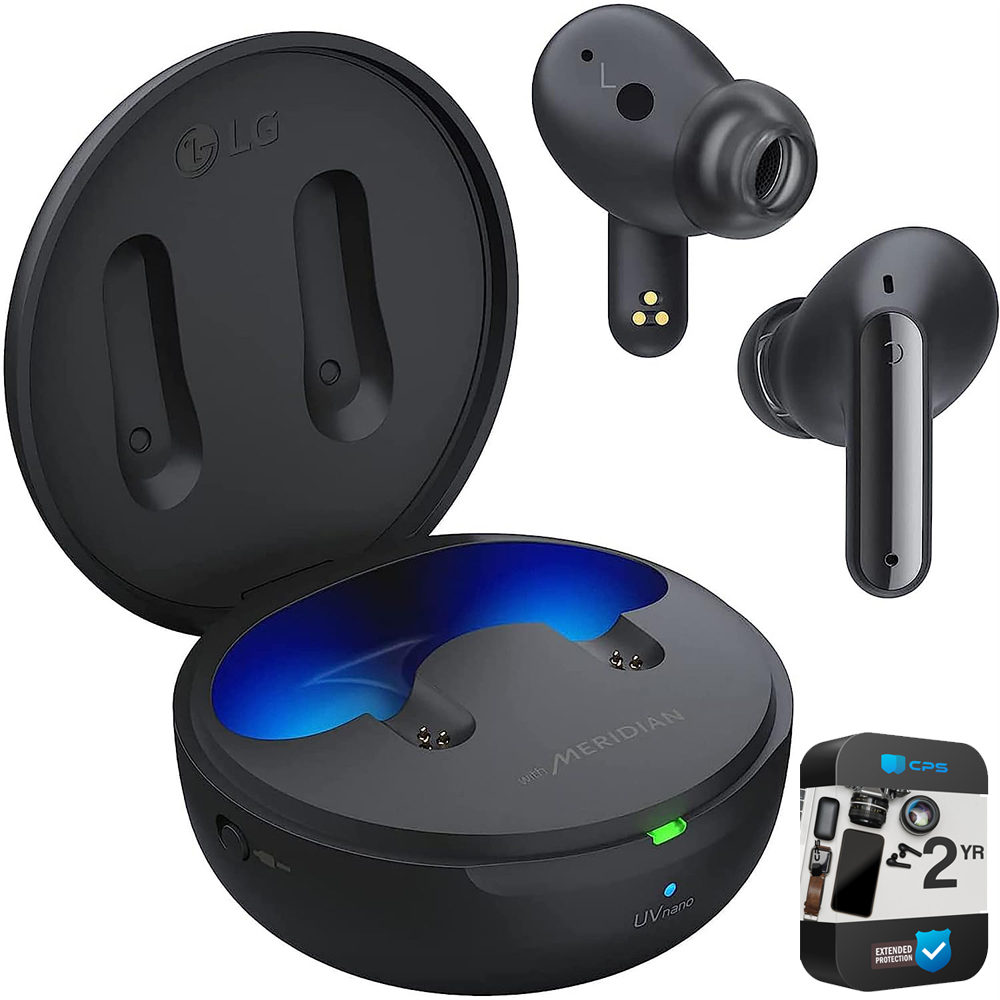 Photos - Headphones LG TONE Free Noise Cancellation Wireless Bluetooth FP9 Earbuds + 2 Year Wa 
