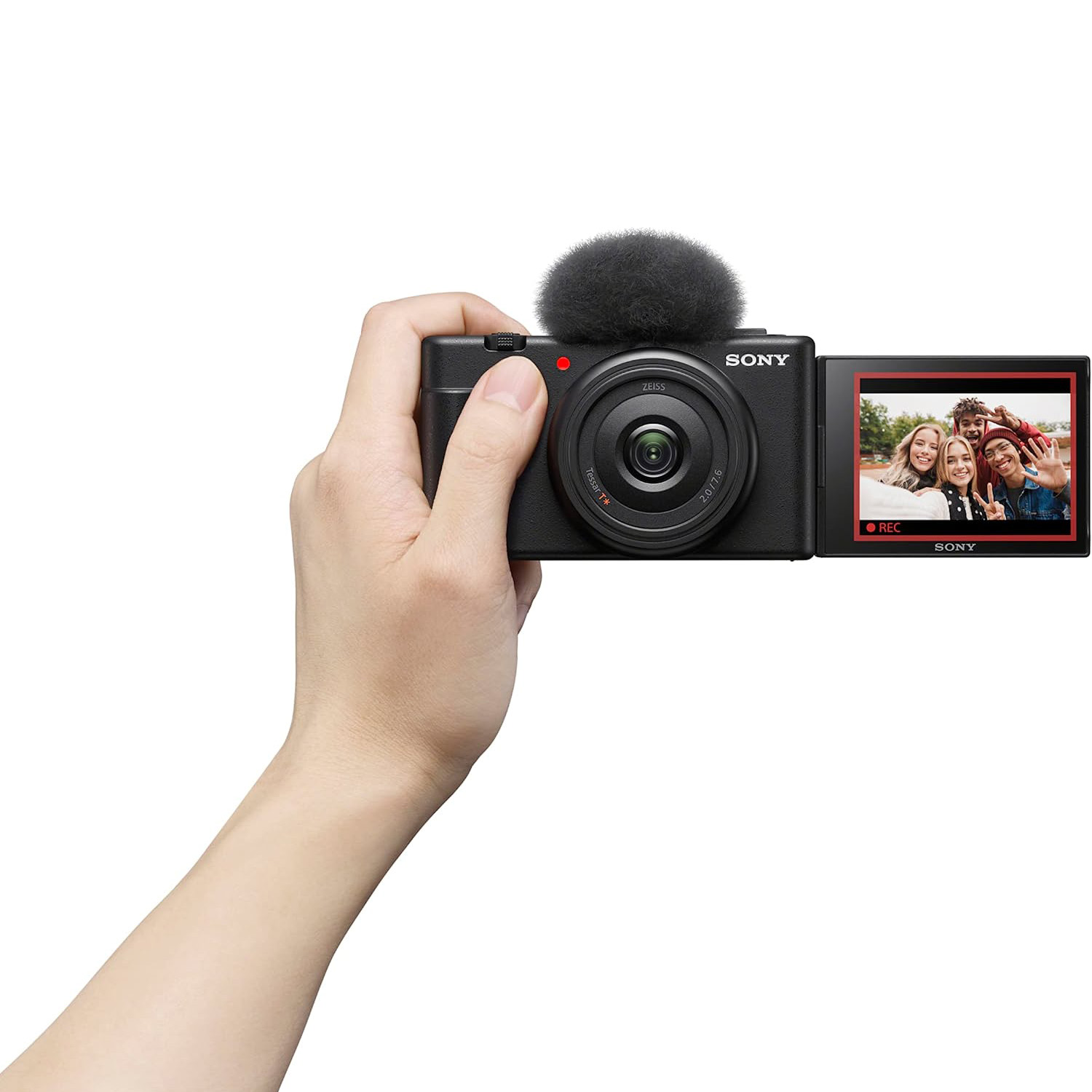 Sony ZV-1F Vlog Camera with 4K Video for Vloggers Black