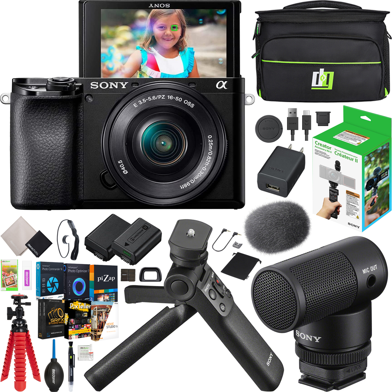 Wireless Microphone Sony A6100 External Mic Wireless Mic Sony