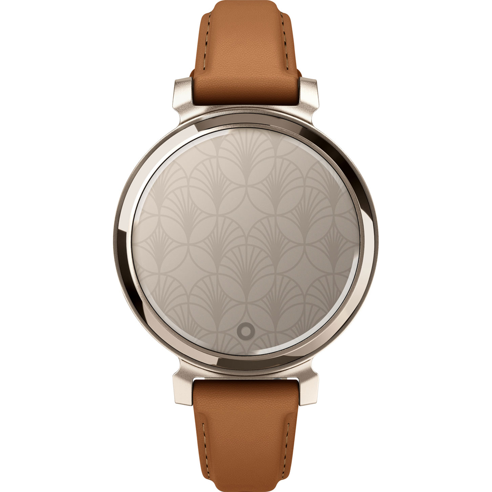 Garmin Lily 2 Classic Cream Gold with Tan Leather Band Smartwatch