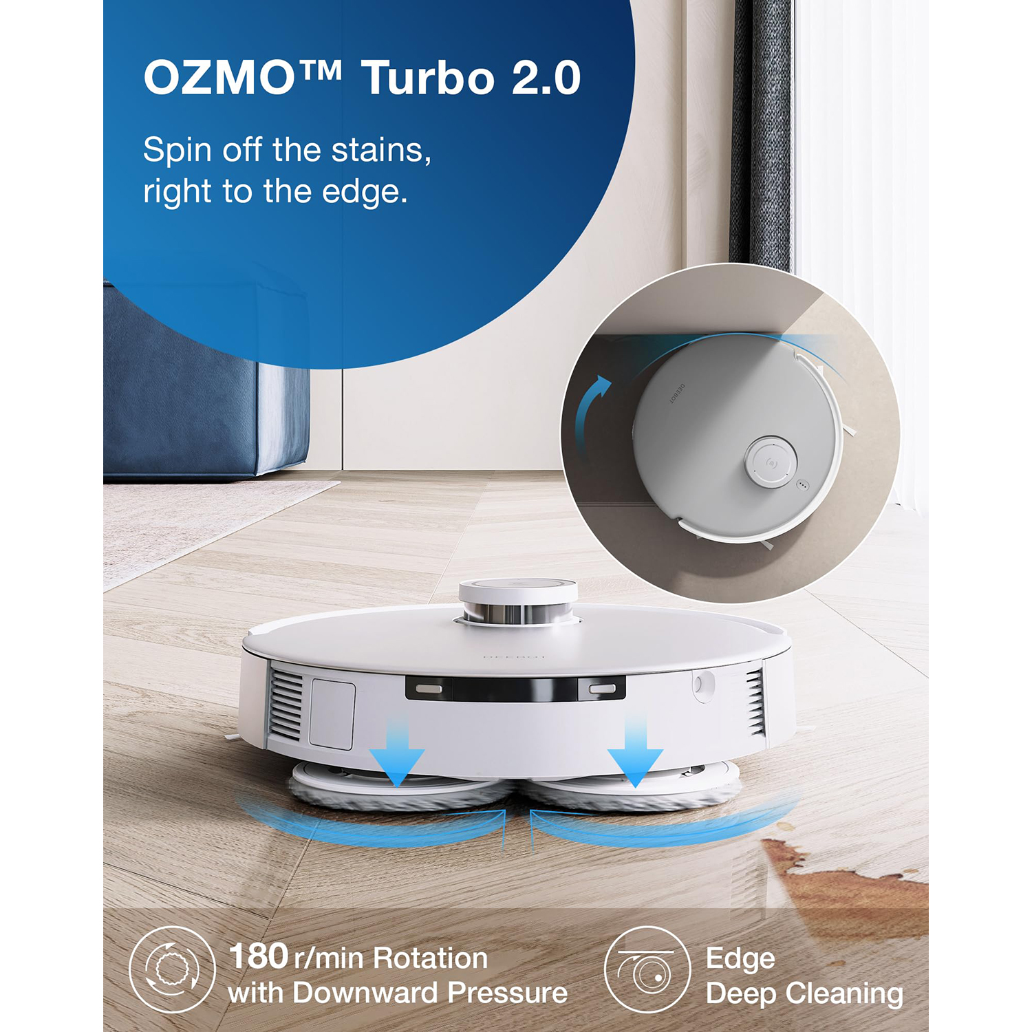 ECOVACS DEEBOT T20 OMNI Robot Self Empty Vacuum Mop Hot Wash