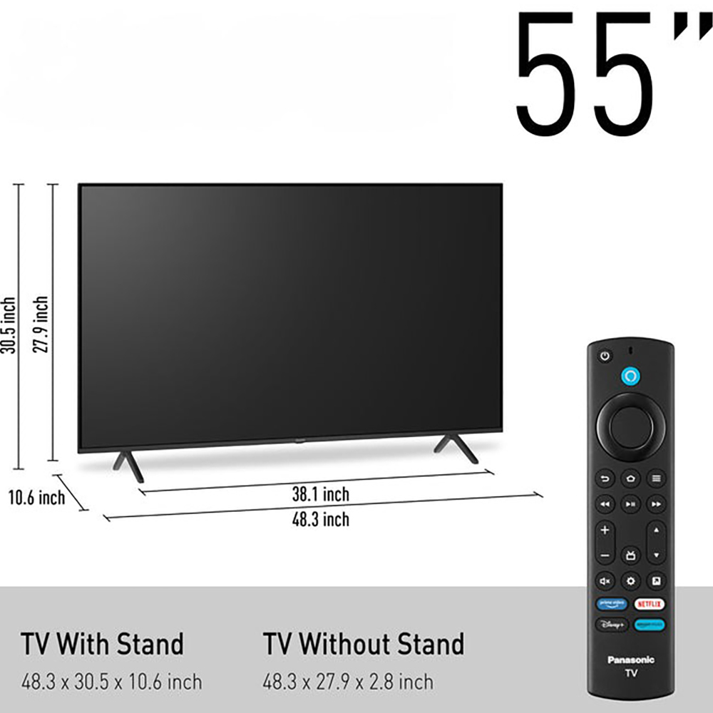 Panasonic W95 Series 55 inch Mini LED 4K Ultra HD Smart Fire