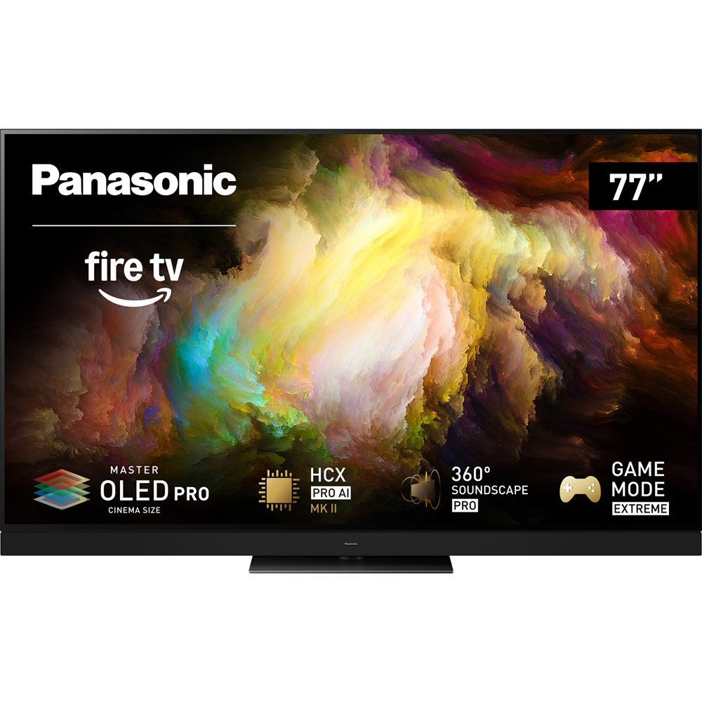 Panasonic Z8BAP 77 Inch OLED 4K Smart, Fire TV, 144Hz HDR10+, One