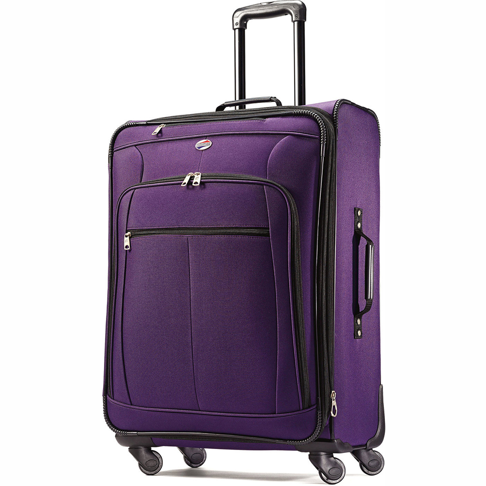 American Tourister Lightweight 3 Piece Spinner Luggage Set (Purple ...