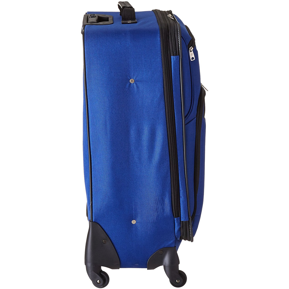American Tourister Brookfield Navy 4 Pc Luggage Set (2 Spinners, Bag