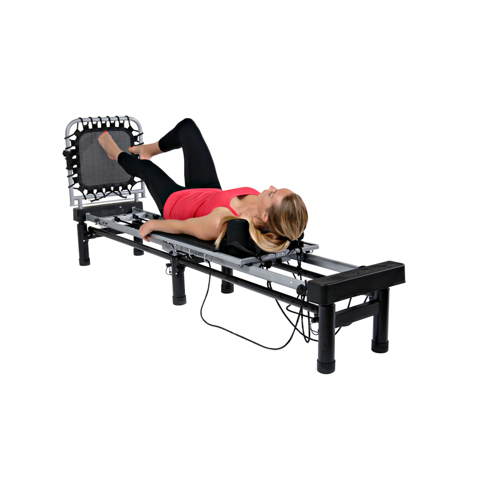 Stamina AeroPilates Reformer 266 with Rebounder & Stand, 3Cord (55
