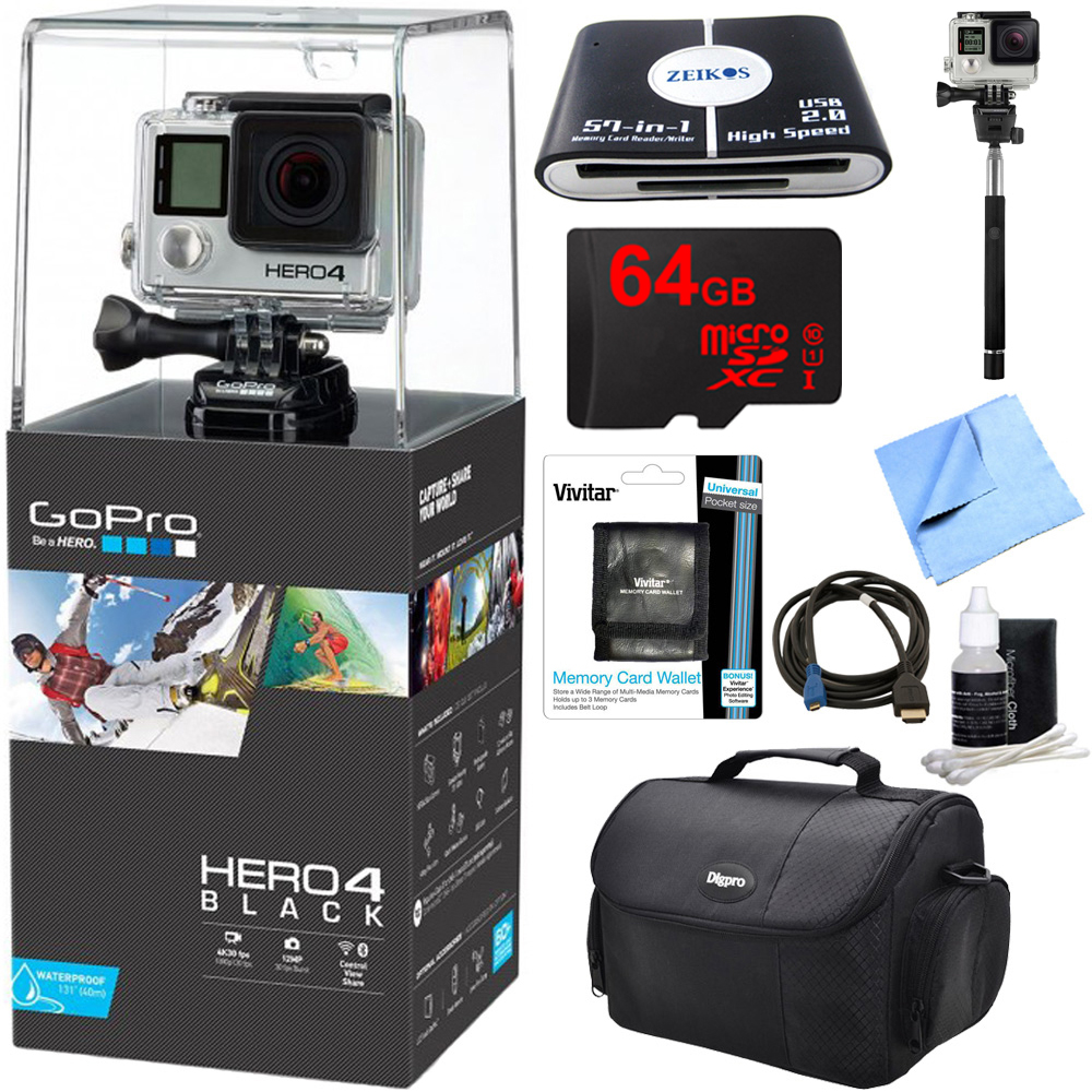 GoPro HERO 4 Black 4K Action Camera Ready For Adventure