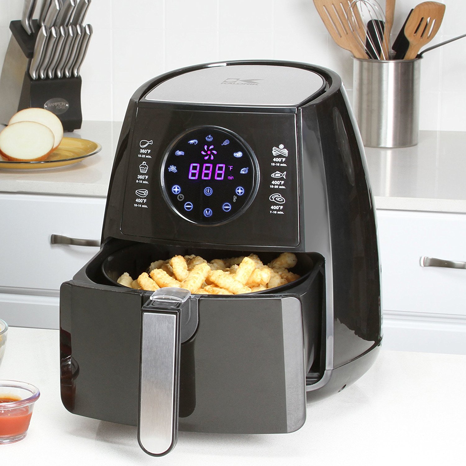 Kalorik FT 42174 BK Digital Airfryer with Dual Layer Rack, Black eBay