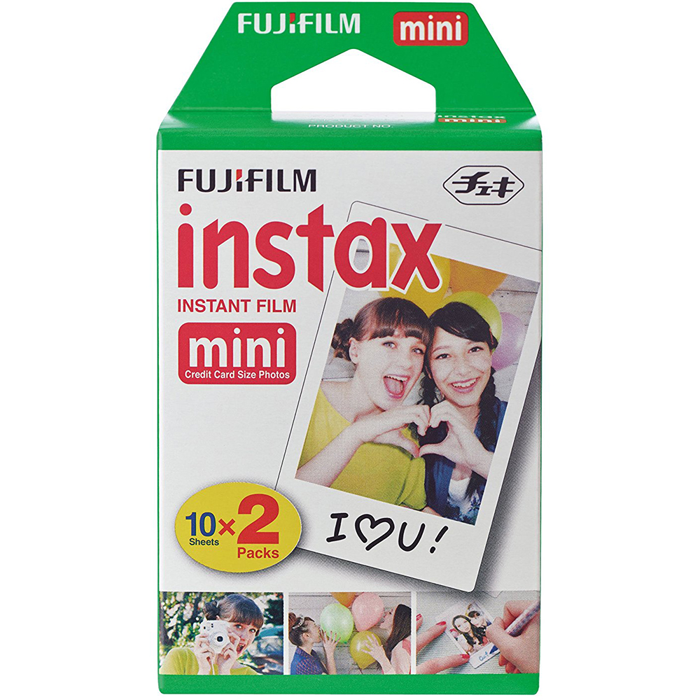 Fujifilm Instax Mini Twin Pack Picture Format Instant Film (20 Shots
