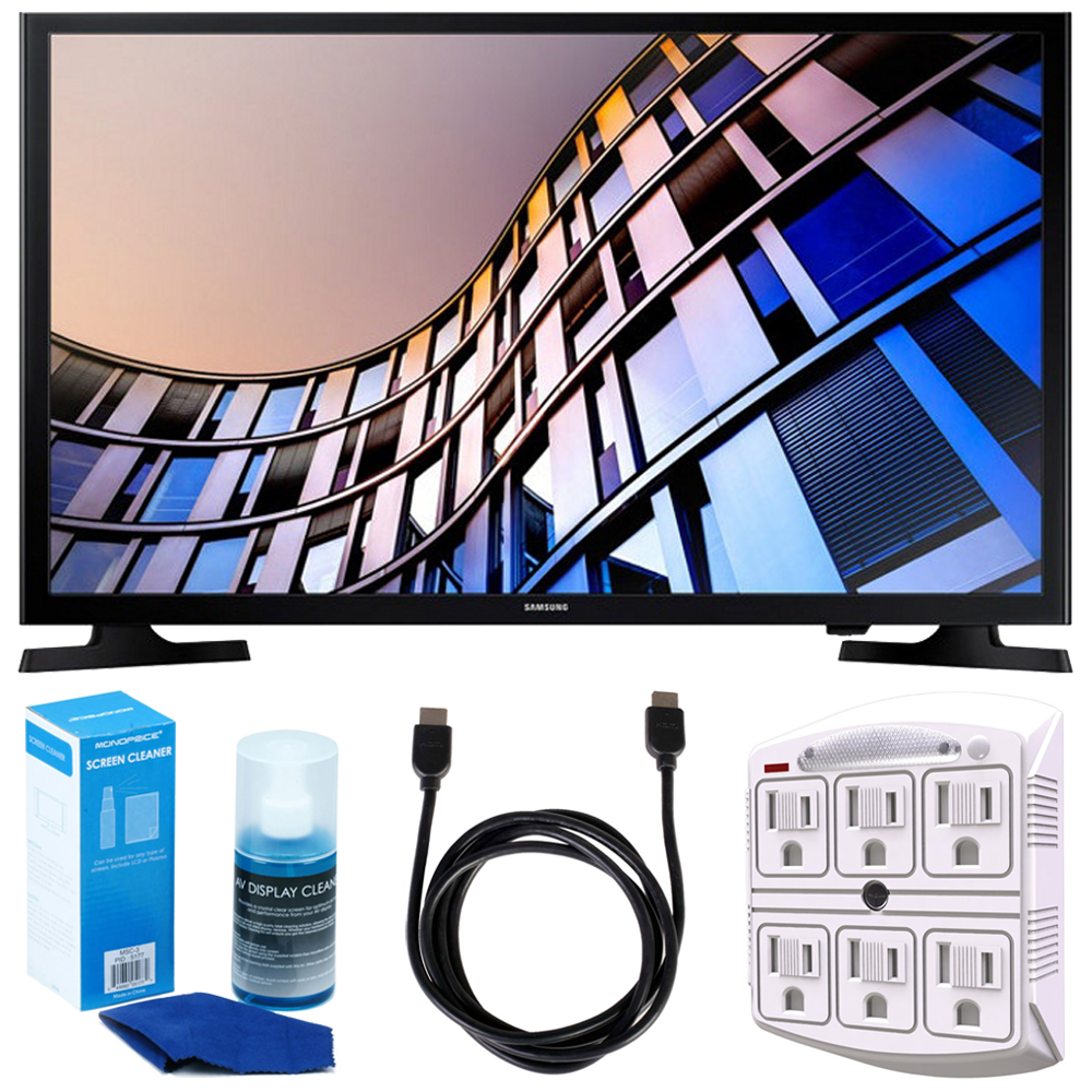 Samsung 32Inch 720p Smart LED TV (2017 Model) + Accessories Bundle