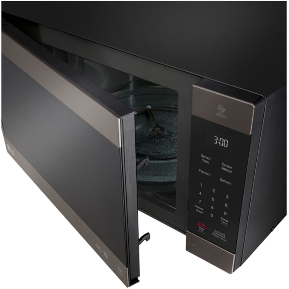 LG 2.0 Cu. Ft. NeoChef Countertop Microwave in Black Stainless Steel