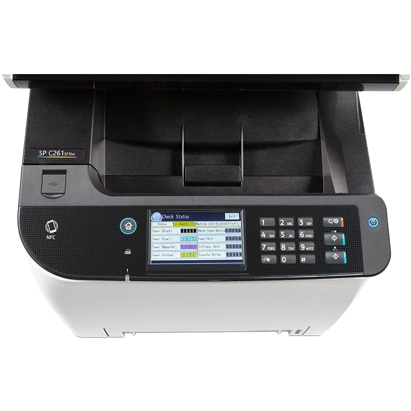 ricoh sp c261sfnw all-in-one color laser printer