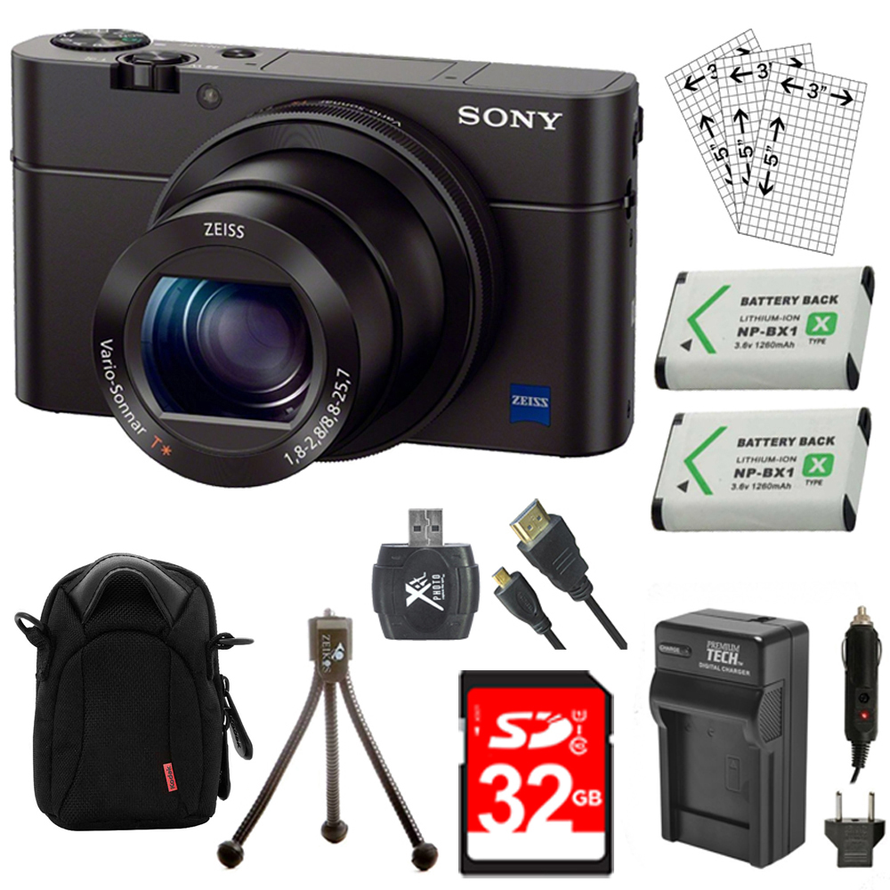 Sony Cyber Shot Dsc Rx100 Iii 20 2 Mp Digital Camera W Batteries Kit 27242883222 Ebay