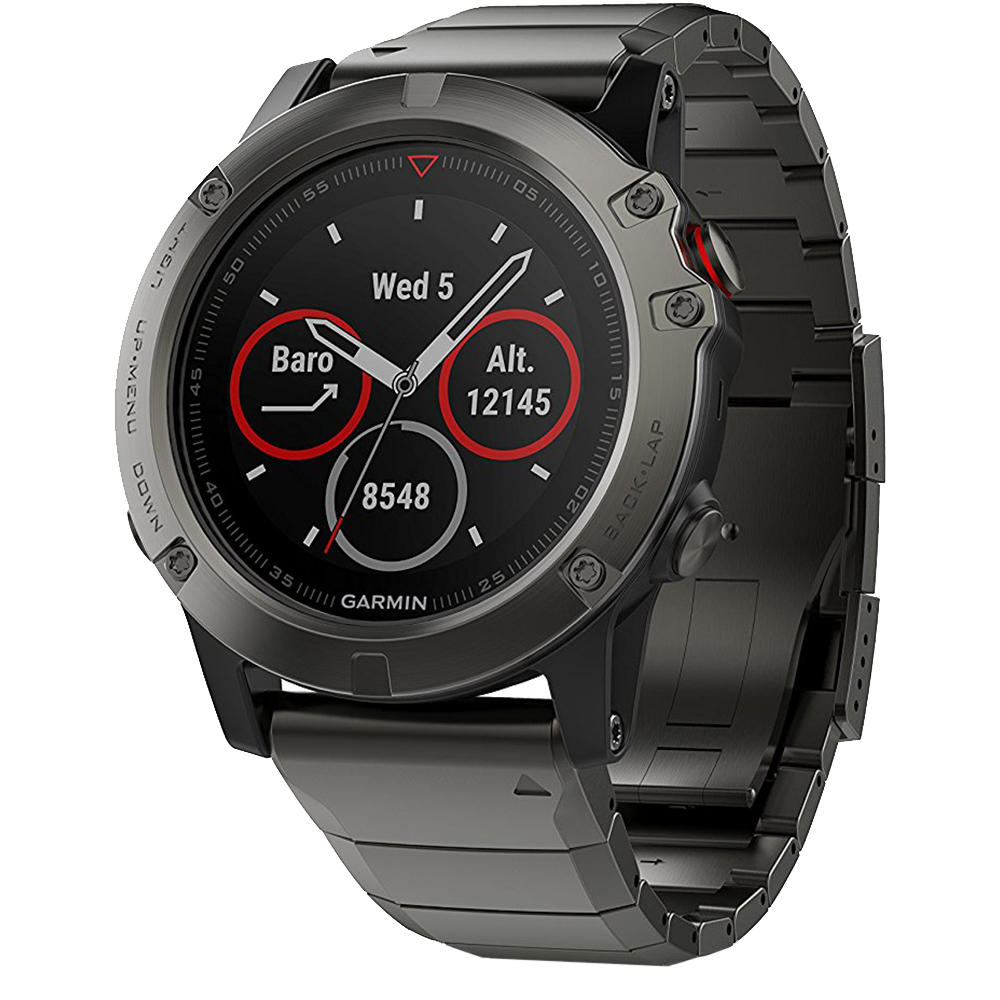 Garmin Fenix 5 Sapphire Multisport GPS Watch Gray,Metal +1Year Extended ...