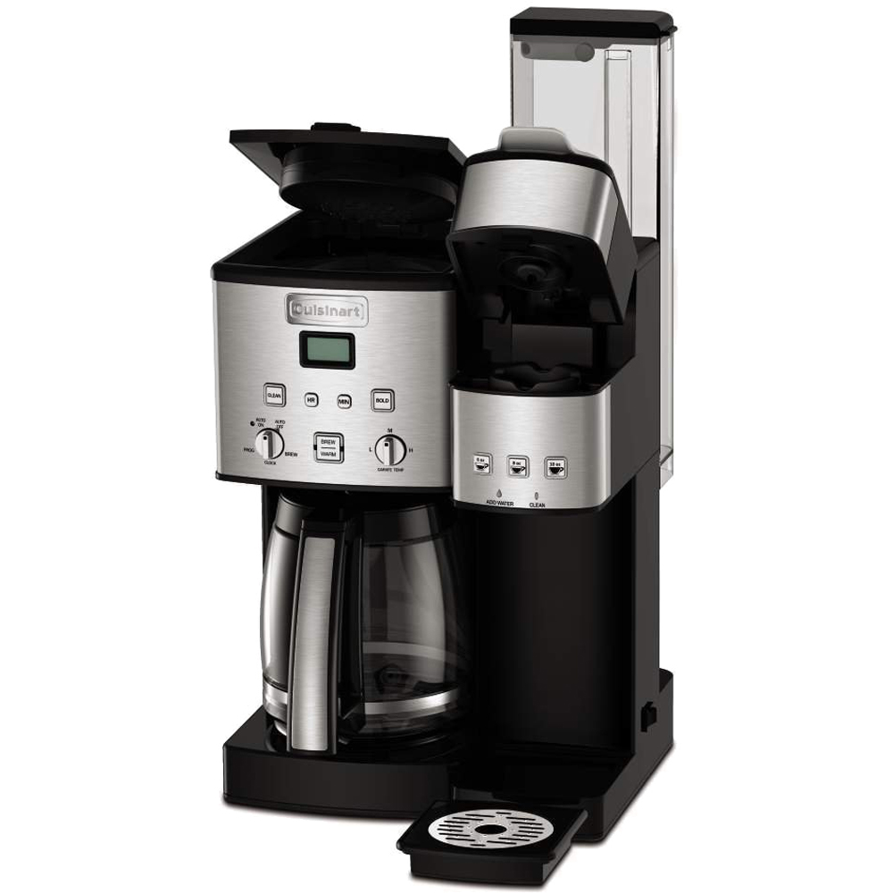 Cuisinart 12Cup Coffee Maker and SingleServe Brewer (SS
