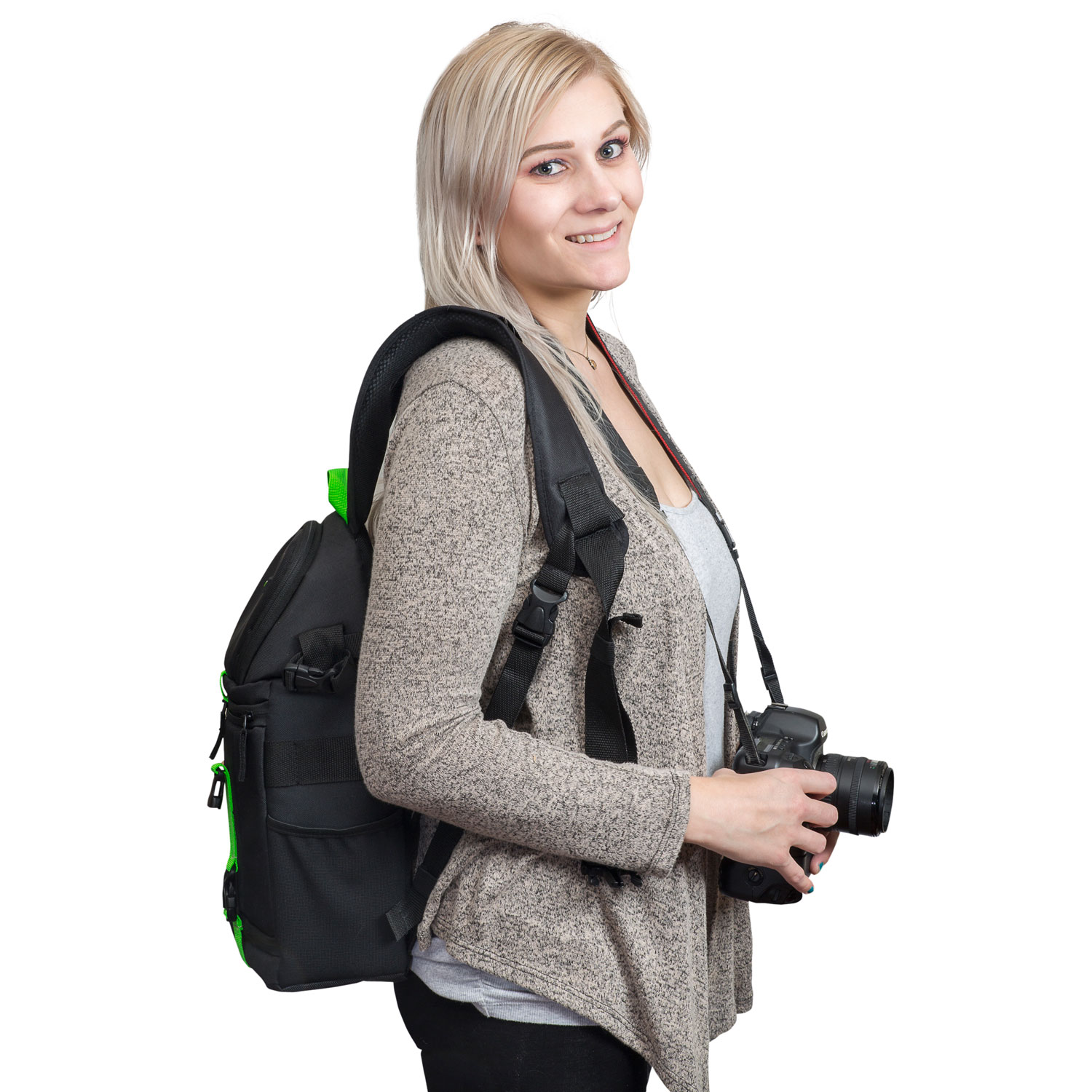 Sling Bag/Backpack for DSLR and Mirrorless Cameras with Accessories