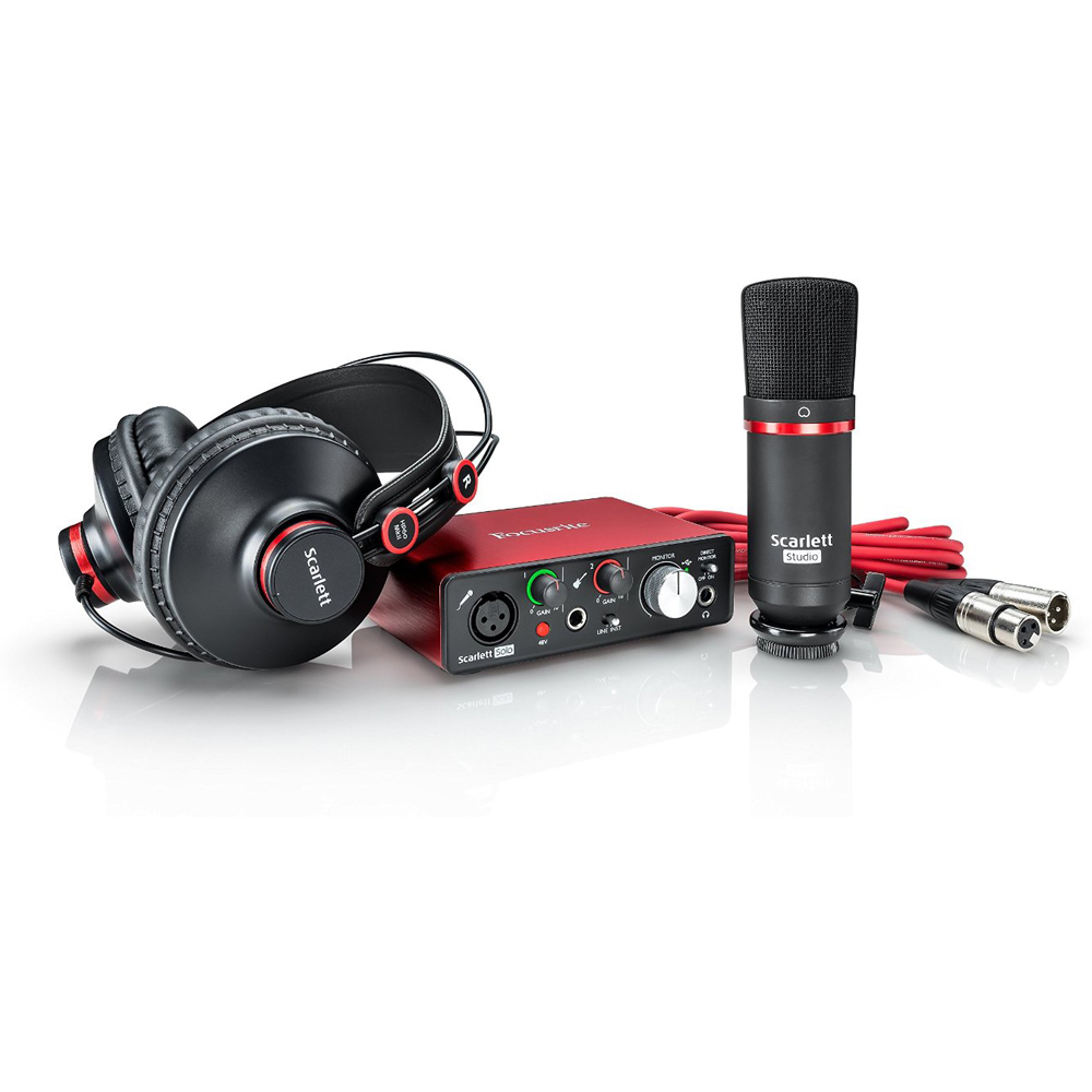 Focusrite Scarlett Solo Studio Package 2nd Gen w//Protools Used B2 Refurbished