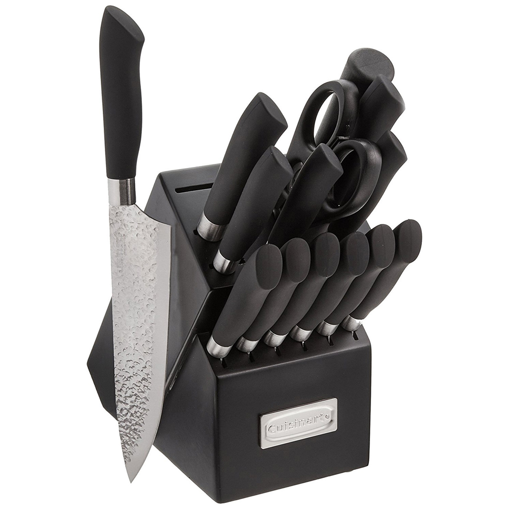 Cuisinart Artisan 15 Pc Stainless Steel Knife Block Set w/ Chef's Bundle 616639706215 eBay