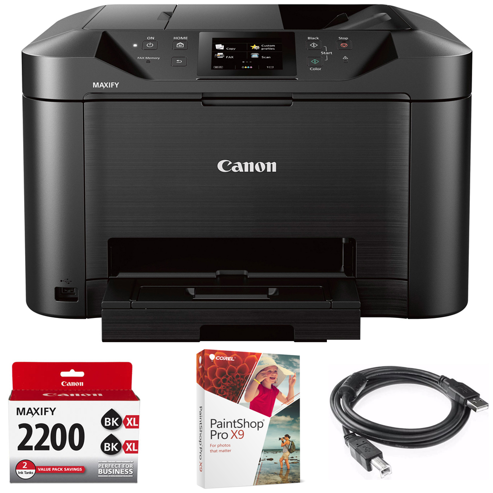 Canon MAXIFY MB5120 Wireless Color Printer + Black Pigment Ink Twin Pack Bundle | eBay