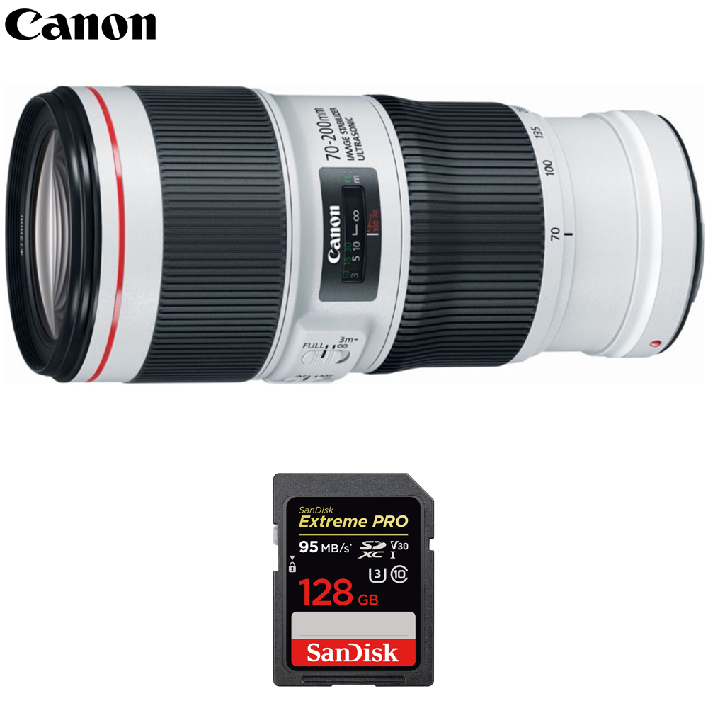 Canon EF 70–200mm f/4L IS II USM Camera Lens (2309C002)