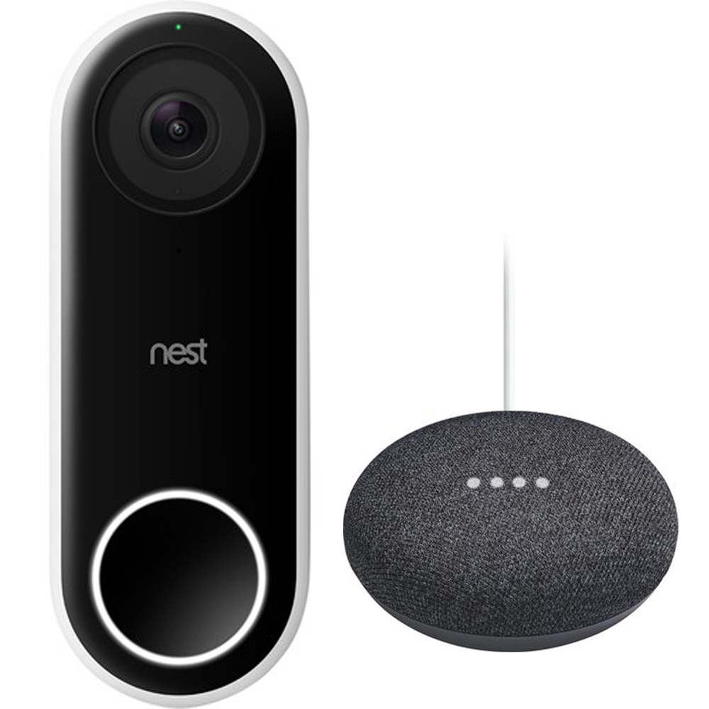 nest hello google home mini chime