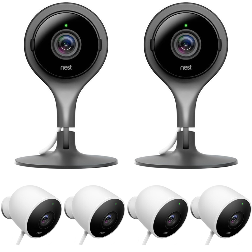 Nest Cam Indoor Black Qty X2 W 4x Outdoor Security Camera Details About Nest Cam Indoor Black Qty X2 W 4x Outdoor Security Camera Bundle