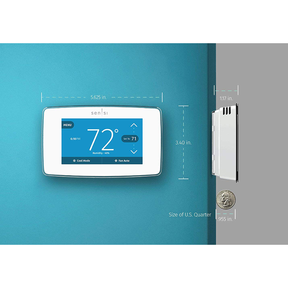 Emerson Sensi Touch WiFi Smart Thermostat with Touchscreen Color