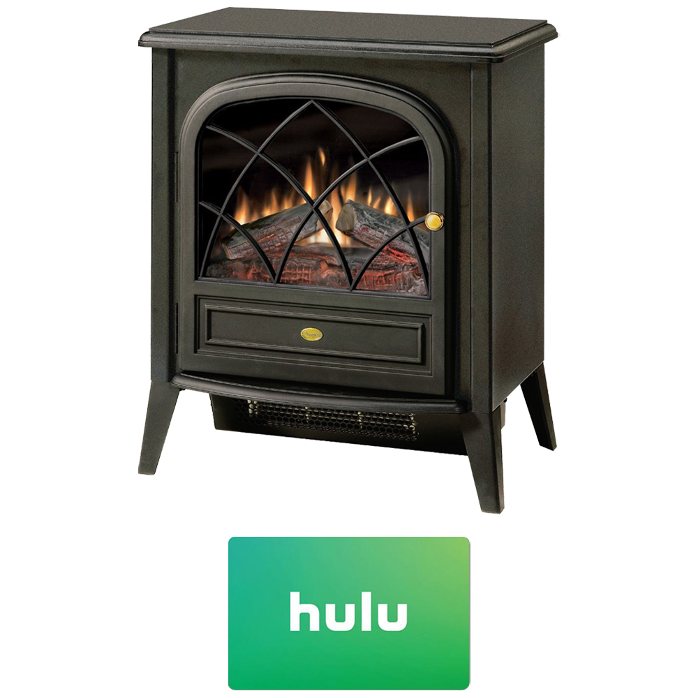 Dimplex Electric Stove Style Fireplace W Hulu 25 Gift Card