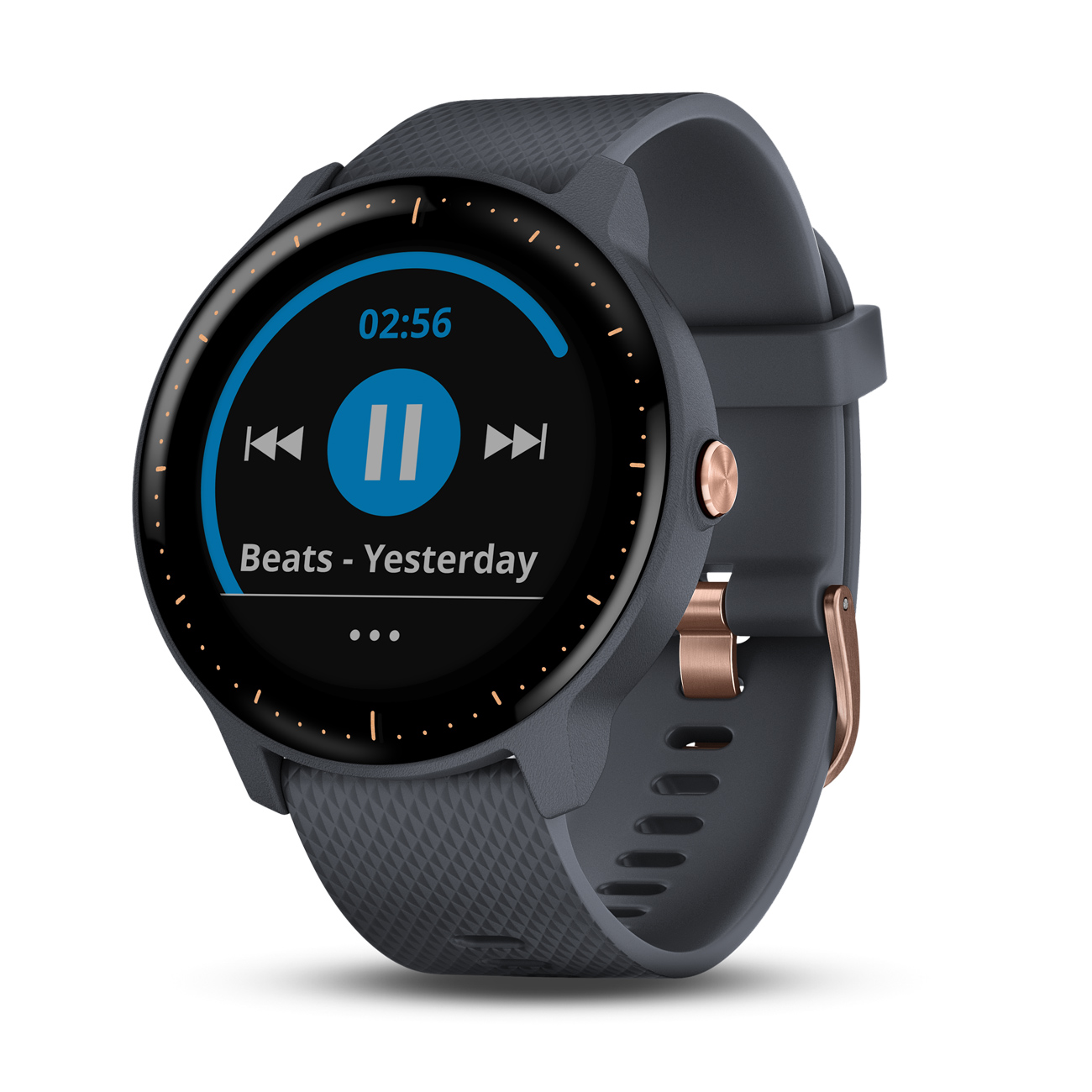 garmin vivoactive 3 music leather band