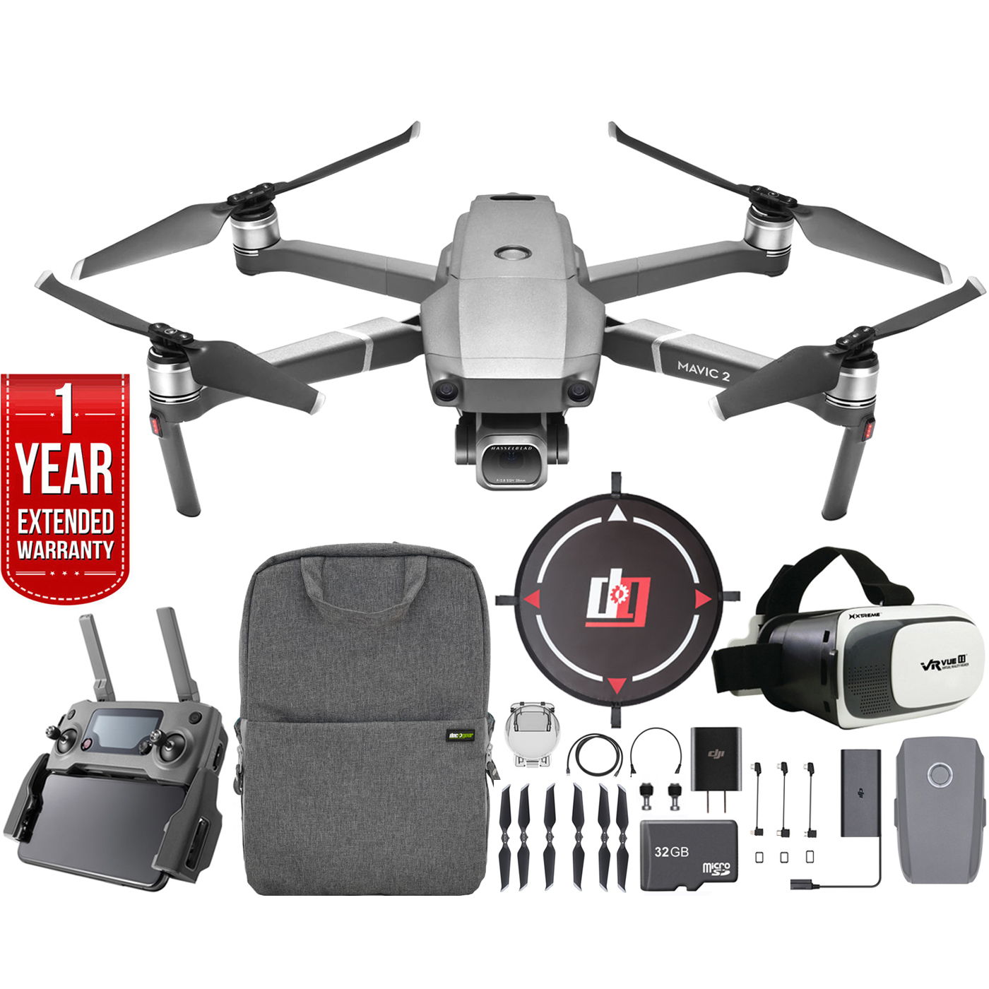 Dji Mavic 2 Pro Drone With Hasselblad Camera Mobile Go Extended