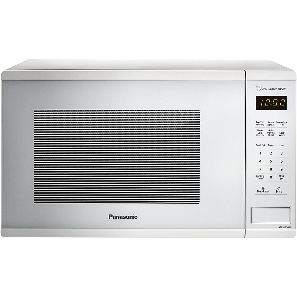 Panasonic 1.3 Cu. Ft. 1100W Countertop Microwave Oven in White eBay