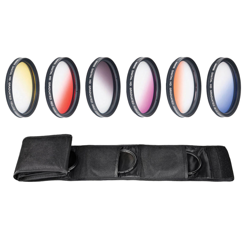 Camera Filters 67mm Graduated Color Multicoated 6pcs Filter Set