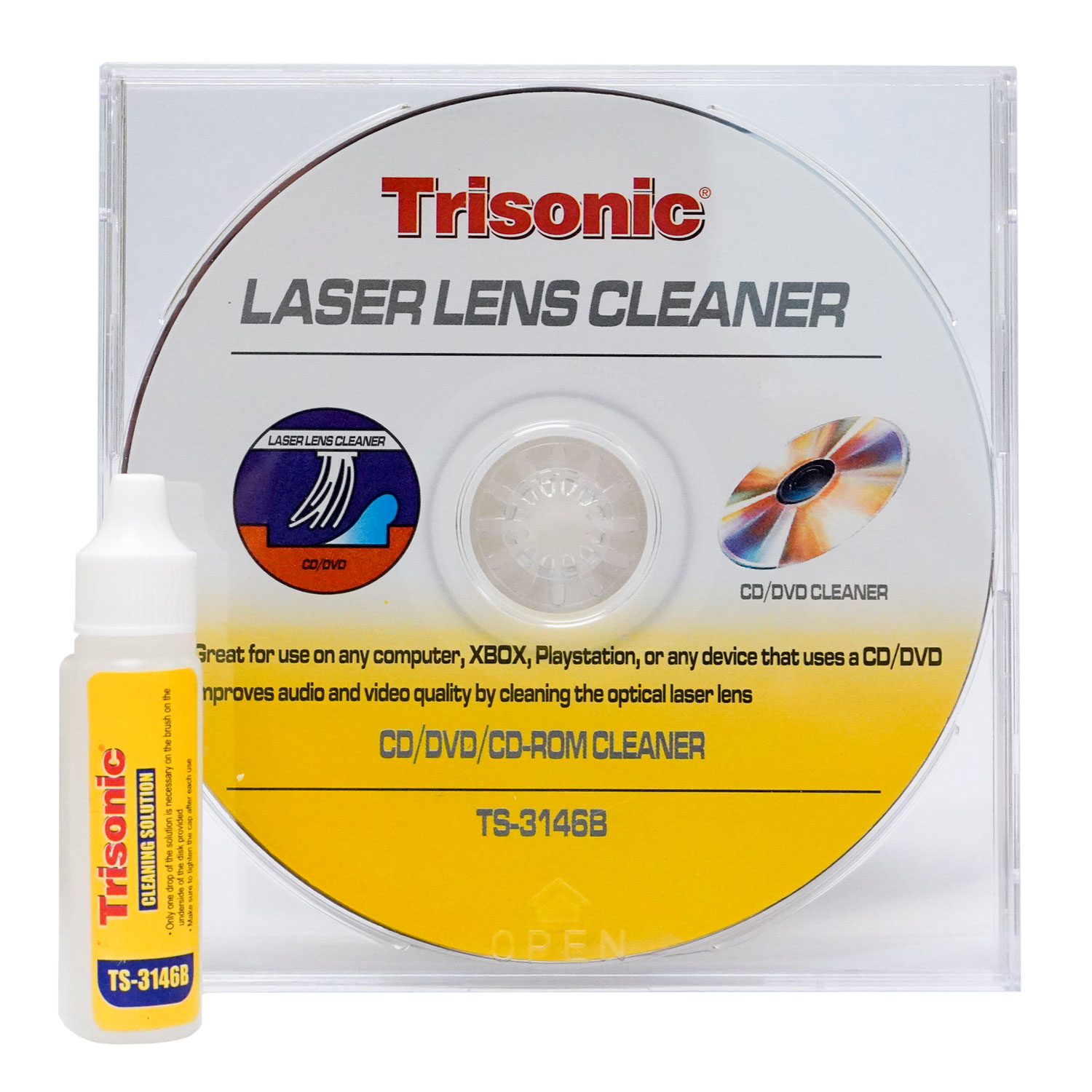 animation cd care system lens cleaner
