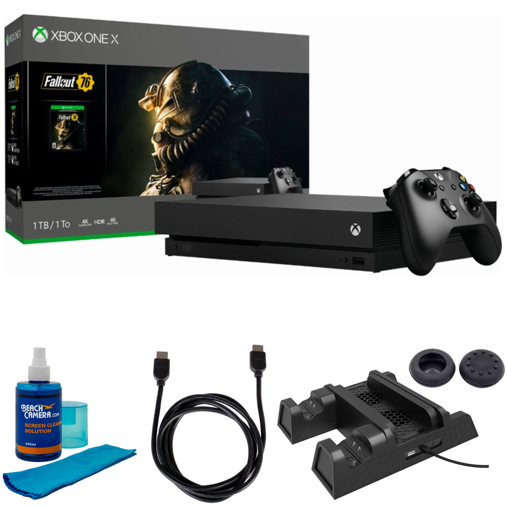 Microsoft Xbox One X 1 TB Fallout 76 (CYV00146) + Accessories Bundle
