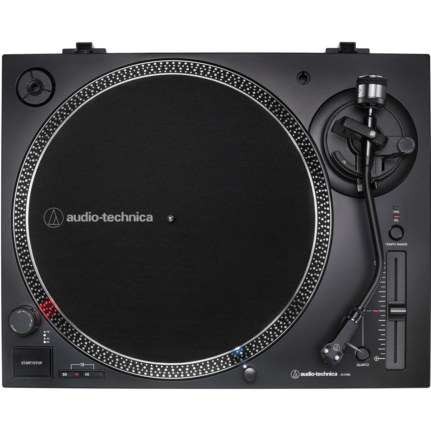 Audio-Technica Direct-Drive Turntable (Analog & USB) AT-LP120XUSB-BK