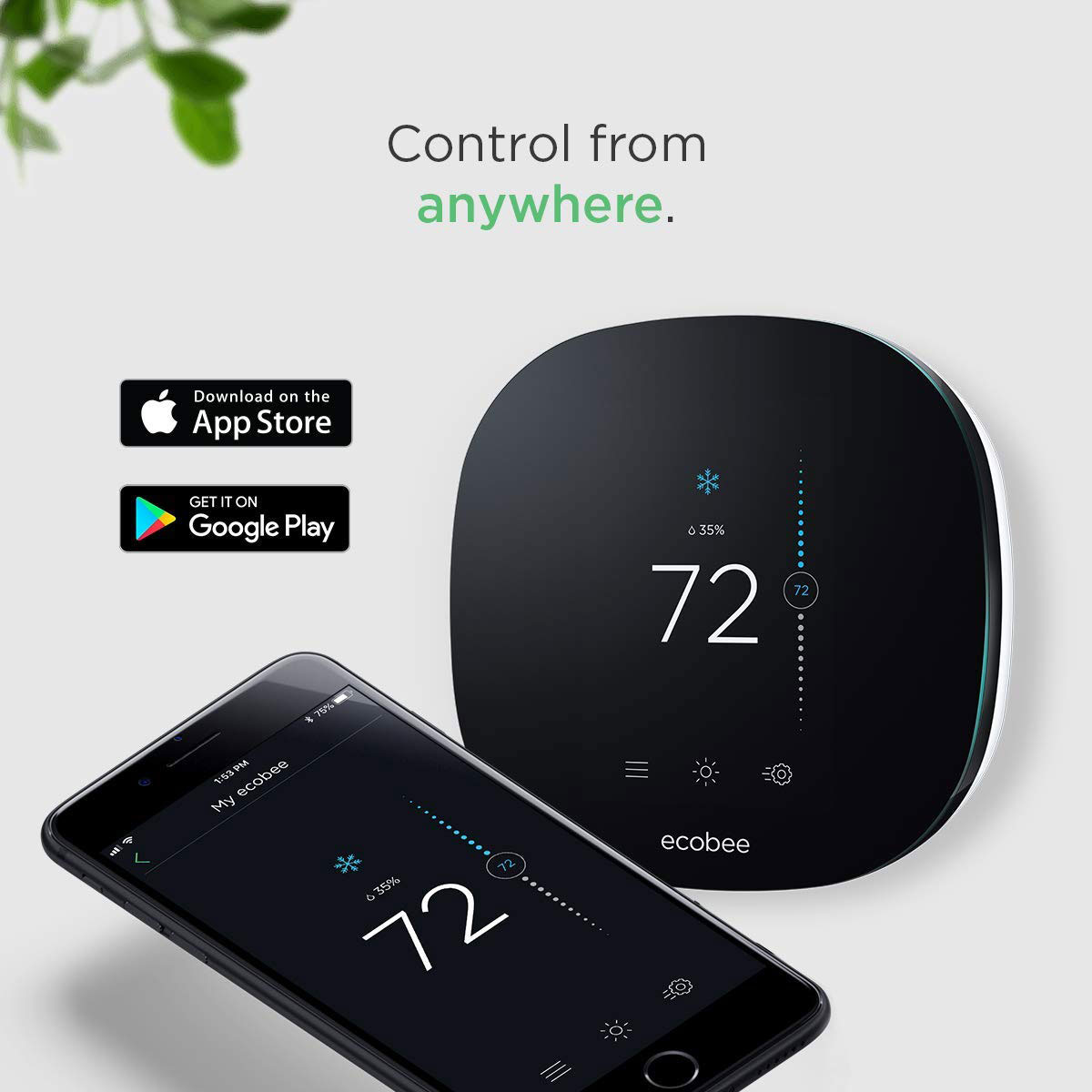 Ecobee 3 Lite Smart Thermostat Black 627988303154 eBay